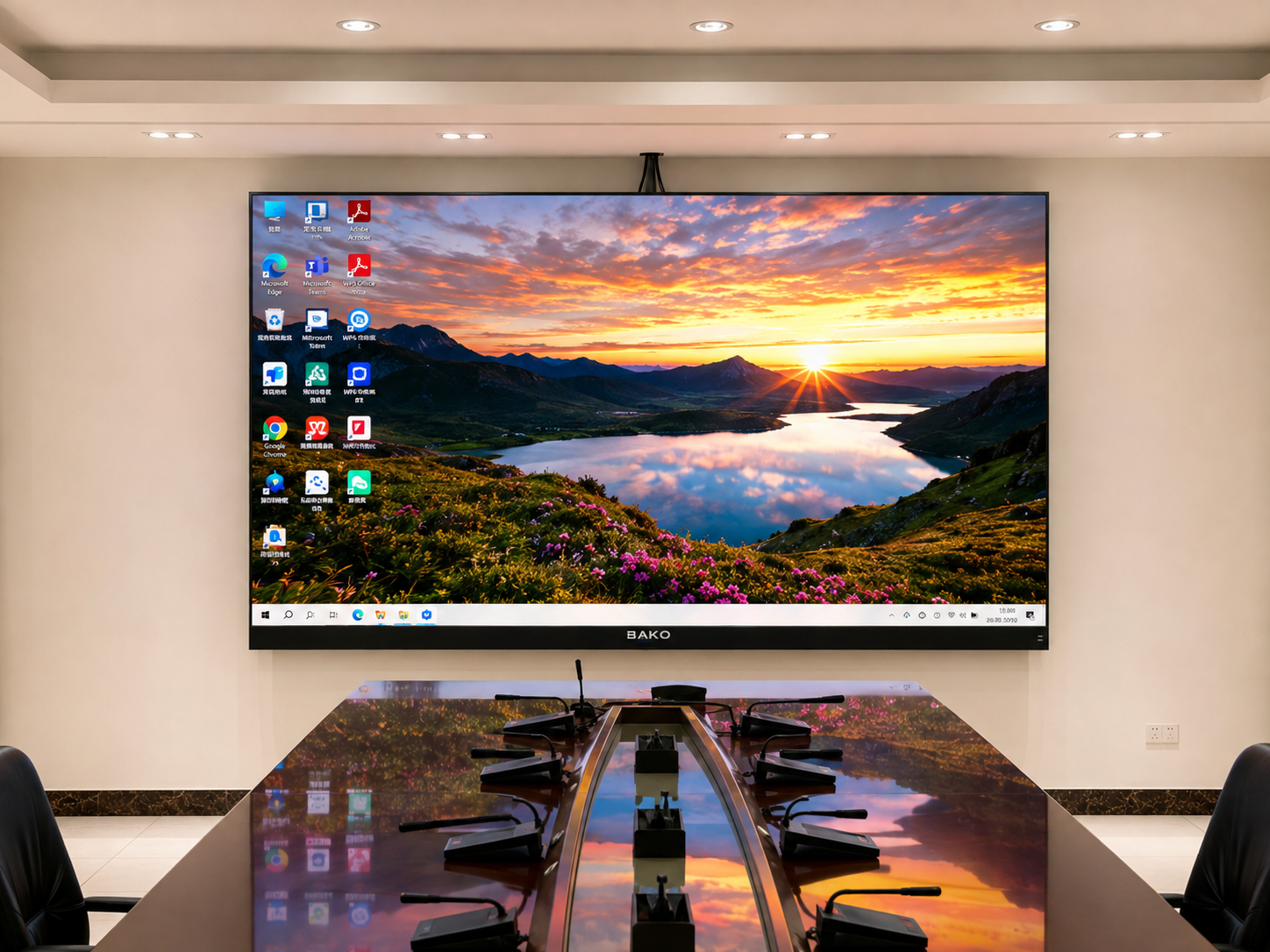 COB All‑in‑One Display for University Conference Room